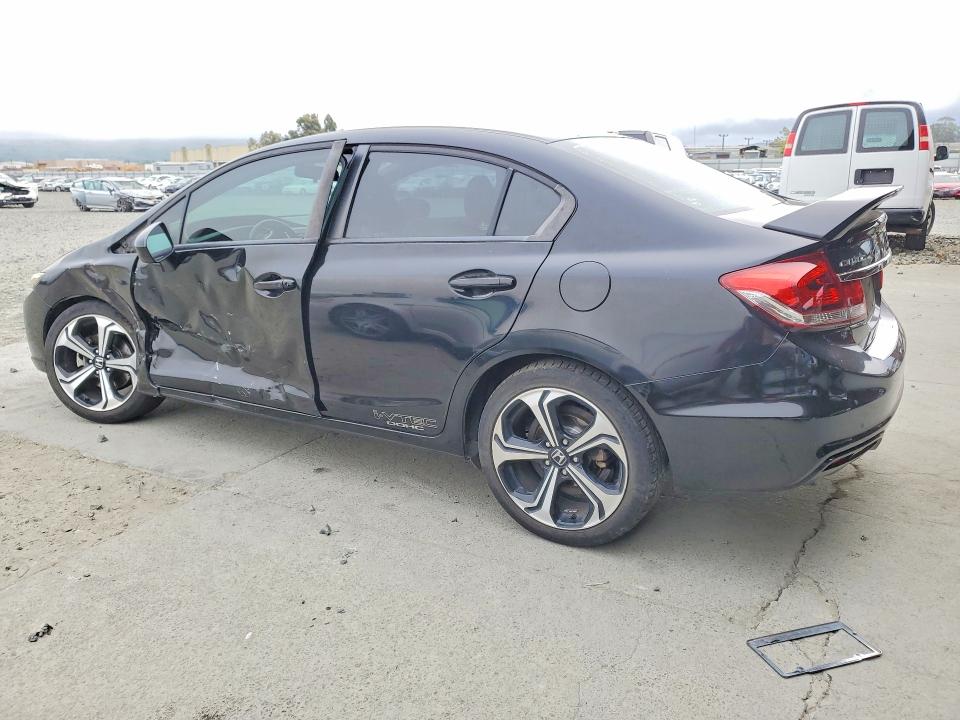 2014 Honda Civic VIN 2HGFB6E52EH702384 COPART salvage auction — FRONT END, Ca - Salvage Certificate, sold $50 on 2026-08-20 (photo 2)