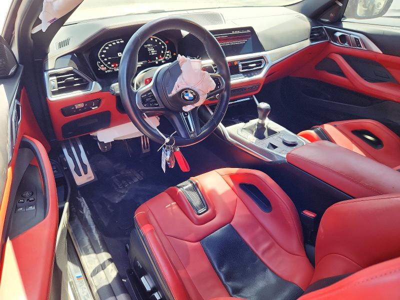 2023 BMW M4 VIN WBS53AZ08PCL82608 COPART salvage auction — FRONT END, Ca - Salvage Certificate, sold $31,750 on 2026-07-31 (photo 8)