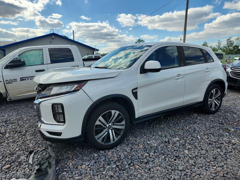 2020 Mitsubishi Outlander VIN JA4AR3AU3LU030744 COPART salvage auction — FRONT END, Il - Salvage Certificate, sold $3,600 on 2026-08-03 (photo 1)