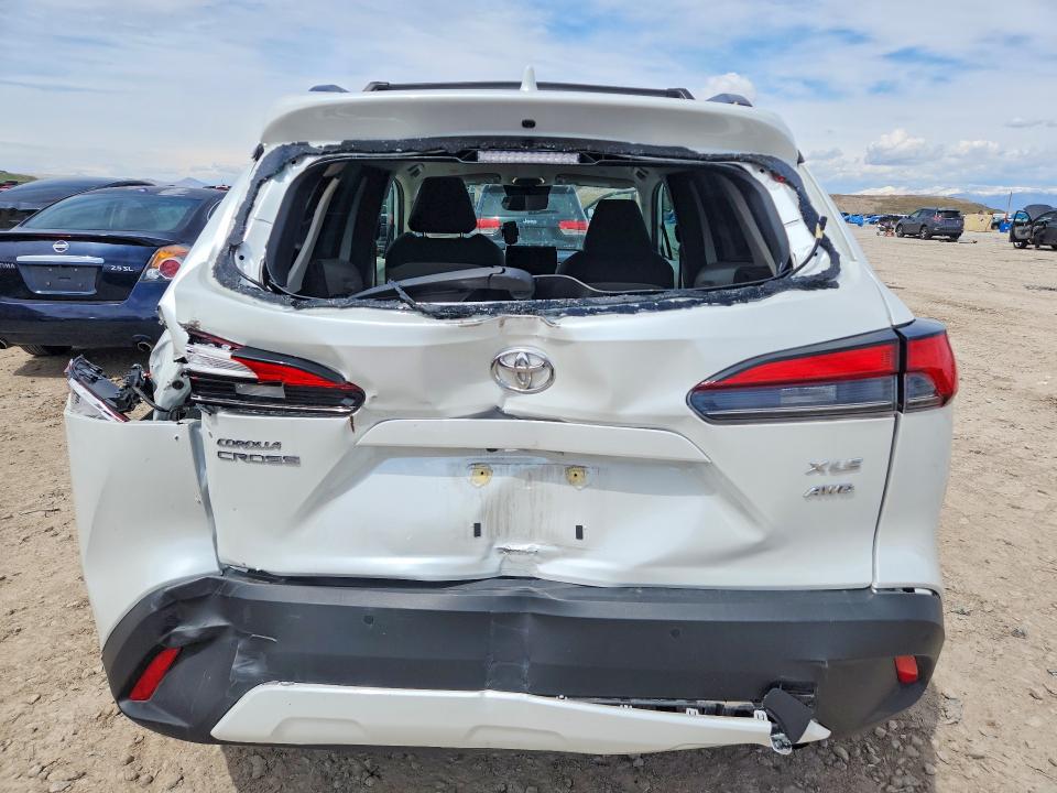 2024 Toyota Corolla cross VIN 7MUEAABG3RV093311 COPART salvage auction — REAR END, Ut - Salvage Certificate, sold $10,500 on 2026-07-31 (photo 6)