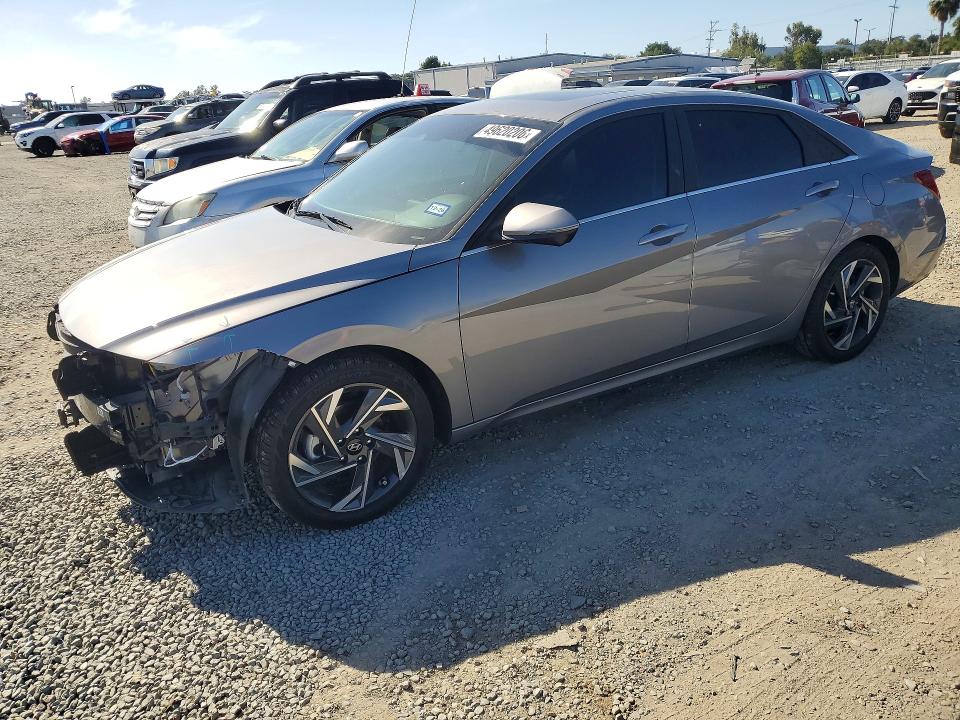 2024 Hyundai Elantra VIN KMHLP4DG1RU680371 COPART salvage auction — FRONT END, CA - SALVAGE CERTIFICATE, sold $5,400 on 2026-07-10 (photo 1)