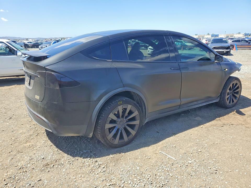 2022 Tesla Model x VIN 7SAXCBE65NF350346 COPART salvage auction — FRONT END, Ca - Salvage Certificate, sold $21,300 on 2026-07-10 (photo 3)