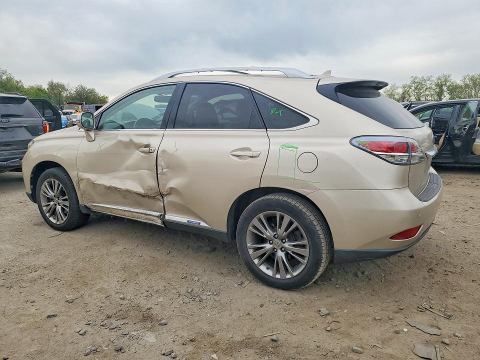 2013 Lexus Rx VIN JTJBC1BA1D2448928 COPART salvage auction — SIDE, Md - Cert Of Salvage > 75% Damage, sold $225 on 2026-06-30 (photo 2)