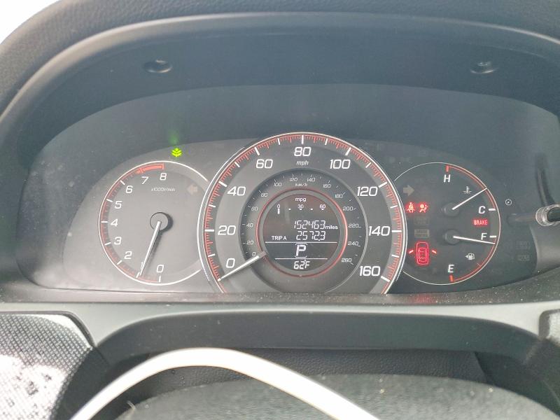 2014 Honda Accord VIN 1HGCR2F58EA300096 COPART salvage auction — FRONT END, Tx - Salvage Vehicle Title, sold $1,300 on 2026-07-02 (photo 9)