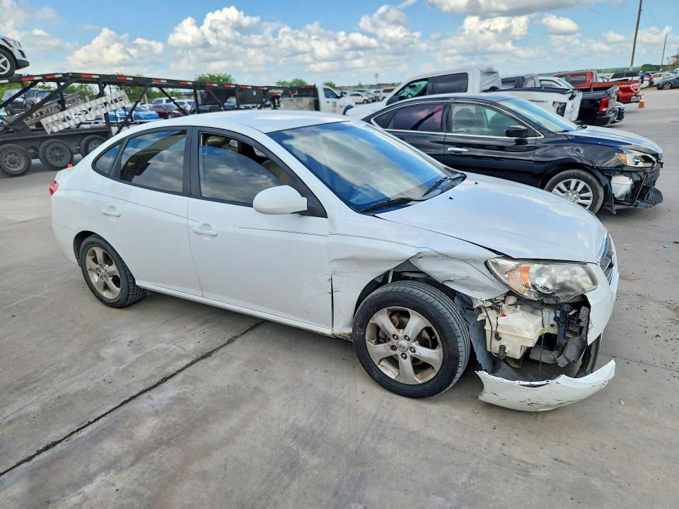 2007 Hyundai Elantra VIN KMHDU46D87U126550 COPART salvage auction — FRONT END, TX - SALVAGE VEHICLE TITLE (P), sold $525 on 2026-07-20 (photo 4)