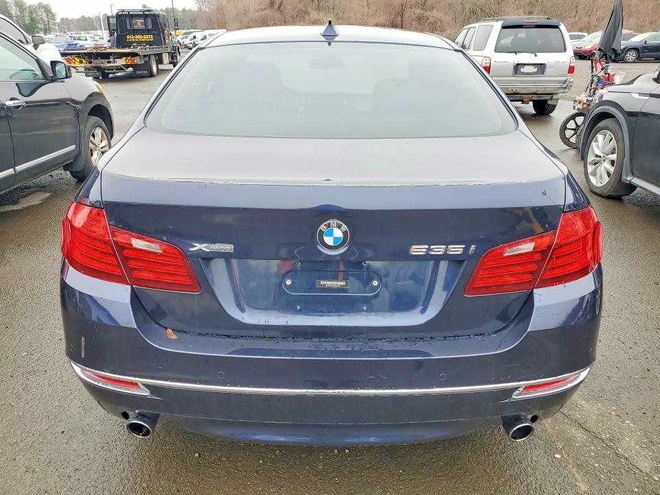 2014 BMW 5 series VIN WBA5B3C59ED531042 COPART salvage auction — SIDE, MA - CERTIFICATE OF TITLE, sold $3,900 on 2026-07-31 (photo 6)