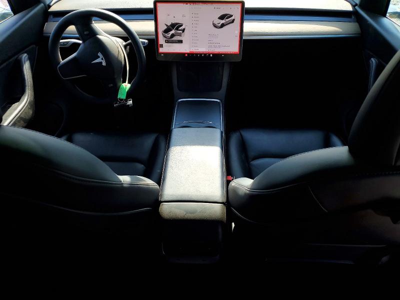 2022 Tesla VIN 7SAYGAEEXNF404184 COPART salvage auction — SIDE, CA, sold $12,300 on 2026-07-15 (photo 8)