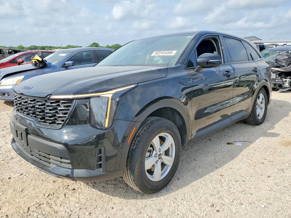 2025 Kia Sorento VIN 5XYRG4JC3SG403096 COPART salvage auction — SIDE, Tx - Certificate Of Title, sold $8,400 on 2026-07-09 (photo 1)
