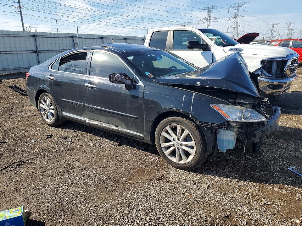 2011 Lexus ES VIN JTHBK1EG5B2420373 COPART salvage auction — FRONT END, Il - Salvage Certificate, sold $925 on 2026-07-21 (photo 4)