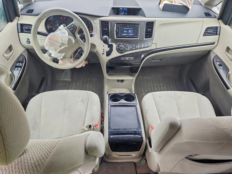 2013 Toyota Sienna VIN 5TDKK3DC3DS308694 COPART salvage auction — FRONT END, In - Certificate Of Title, sold $850 on 2026-07-09 (photo 8)