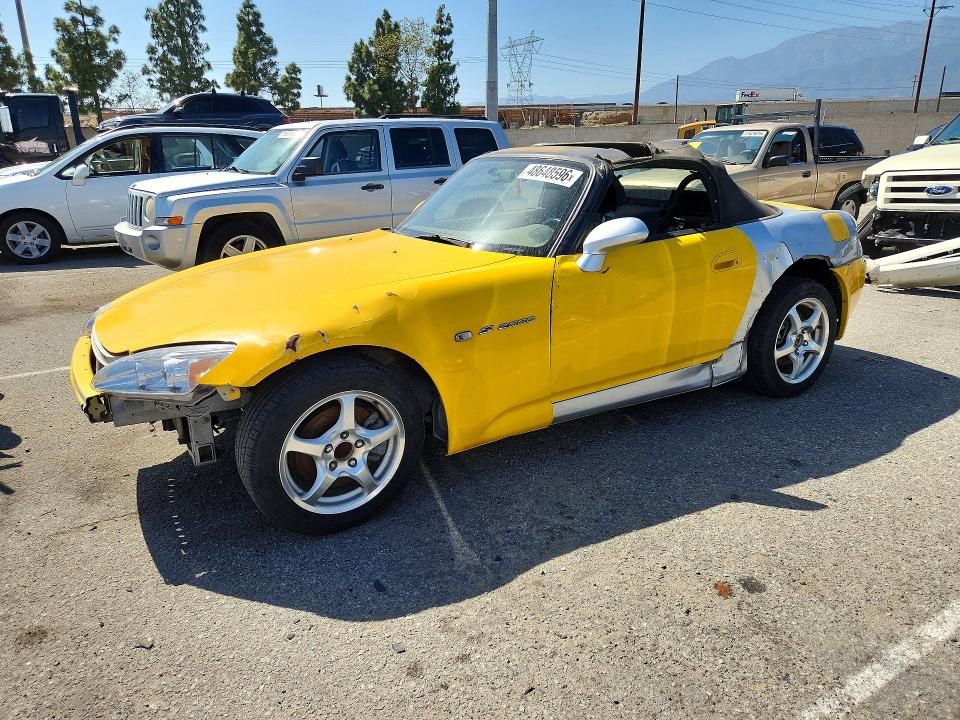 2005 Honda S2000 VIN JHMAP214X5S001857 COPART salvage auction — ALL OVER, Ca - Certificate Of Title (P), sold $675 on 2026-07-02 (photo 1)