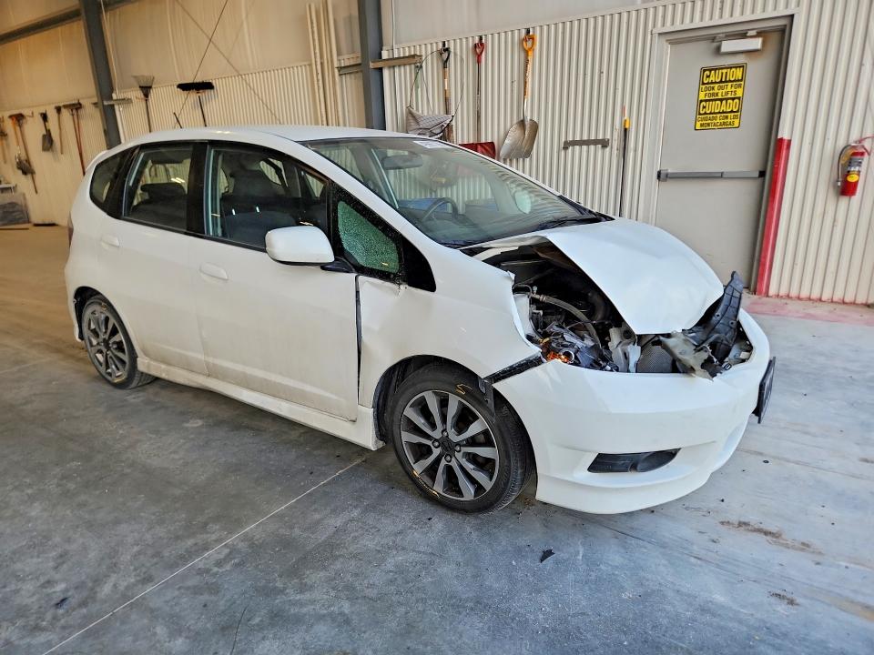 2012 Honda Fit VIN JHMGE8H5XCC010521 COPART salvage auction — FRONT END, Ne - Cert Of Title-Salvage, sold $575 on 2026-07-07 (photo 4)