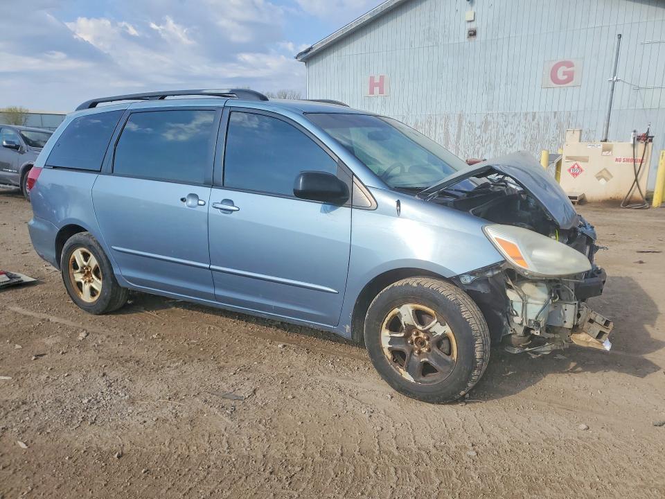 2005 Toyota Sienna VIN 5TDZA23C25S384566 COPART salvage auction — FRONT END, Mi - Certificate Of Title, sold $550 on 2026-07-22 (photo 4)