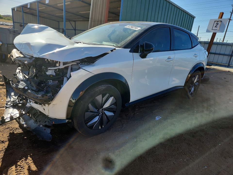 2024 Nissan Ariya VIN JN1DF0BB4RM737077 COPART salvage auction — FRONT END, Co - Salvage Title, sold $6,200 on 2026-07-29 (photo 1)