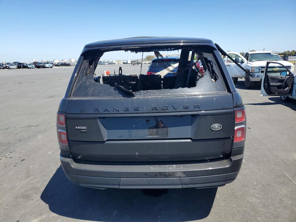2020 Land rover RANGE ROVER VIN SALGS2SE5LA569706 COPART salvage auction — INTERIOR BURN, Ca - Non-Repairable Vehicle Cert, sold $525 on 2026-07-20 (photo 6)