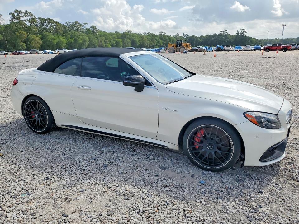 2017 Mercedes-benz C-klasse VIN WDDWK8HB7HF477094 COPART salvage auction — WATER/FLOOD, Tx - Salvage Title-Flood Damage, sold $14,800 on 2026-07-07 (photo 4)