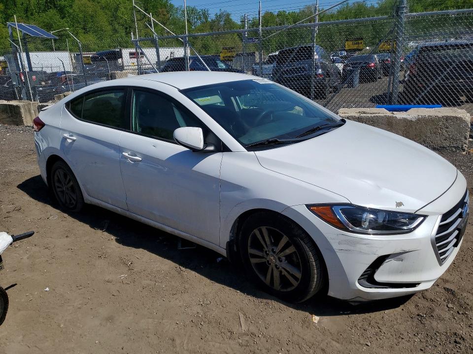 2017 Hyundai VIN 5NPD84LF5HH194198 COPART salvage auction — VANDALISM, Md - Parts Only-No Title Letter, sold $650 on 2026-07-02 (photo 4)