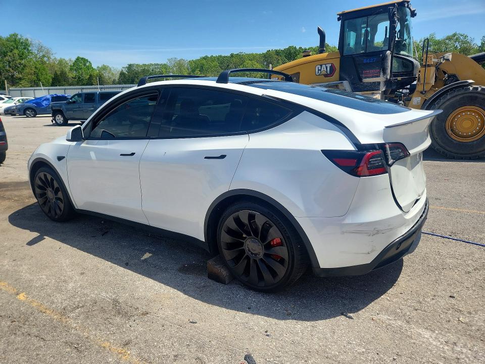 2023 Tesla Model y VIN 7SAYGDEF9PF793574 COPART salvage auction — REAR END, Ar - Cert Of Title-Salvage, sold $13,500 on 2026-07-22 (photo 2)