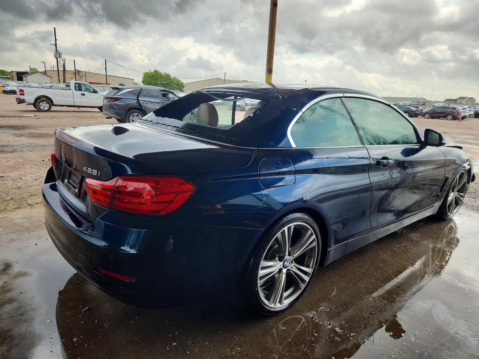 2016 BMW 4 series VIN WBA3V7C55G5A26704 COPART salvage auction — FRONT END, Tx - Certificate Of Title, sold $2,200 on 2026-07-16 (photo 3)
