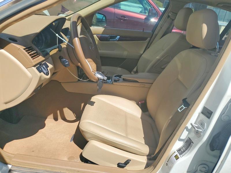 2008 Mercedes-benz C class VIN WDDGF81X88F057939 COPART salvage auction — SIDE, CO - BILL OF SALE-PARTS ONLY, sold $2,050 on 2026-08-20 (photo 7)