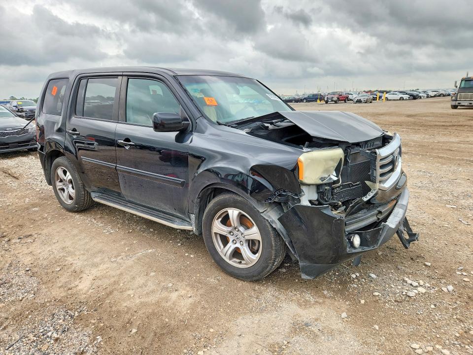 2014 Honda Pilot VIN 5FNYF4H72EB015697 COPART salvage auction — FRONT END, Tx - Salvage Vehicle Title, sold $725 on 2026-07-02 (photo 4)