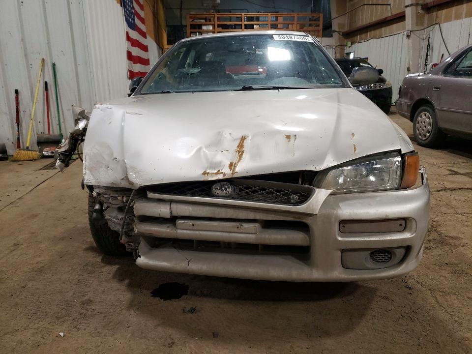 1999 Subaru Impreza VIN JF1GC4358XH502583 COPART salvage auction — FRONT END, Ak - Parts Only Bill Of Sale, sold $20 on 2026-07-21 (photo 5)
