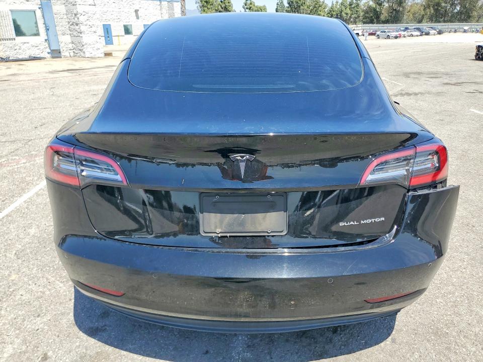 2021 Tesla Model 3 VIN 5YJ3E1EB2MF082142 COPART salvage auction — REAR END, Ca - Salvage Certificate, sold $5,100 on 2026-07-02 (photo 6)