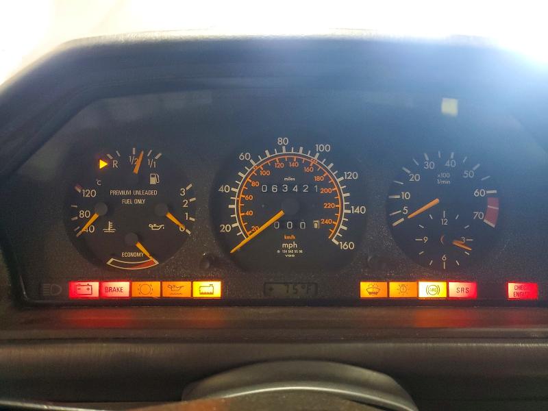 1988 Mercedes-benz 300 VIN WDBEA50D8JA703536 COPART salvage auction — VANDALISM, GA - CLEAN TITLE WITH THEFT HISTORY, sold $9,500 on 2026-08-24 (photo 9)