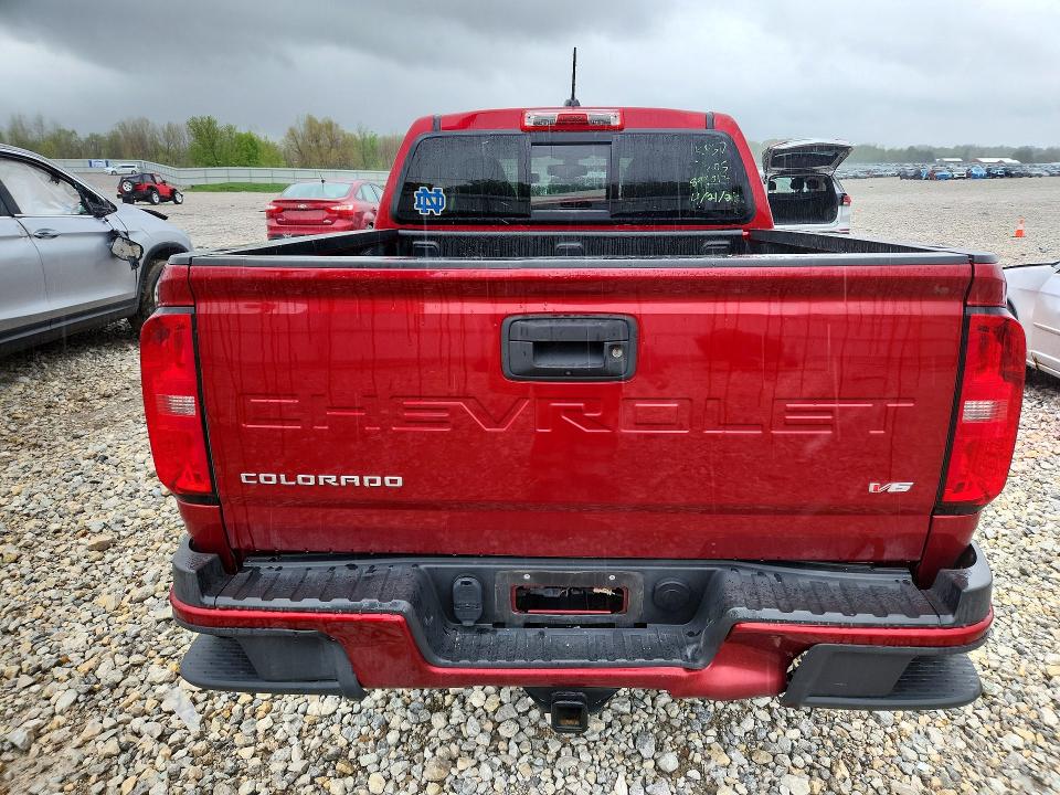 2022 Chevrolet Colorado VIN 1GCGTCEN2N1117205 COPART salvage auction — FRONT END, Mi - Certificate Of Title, sold $9,000 on 2026-07-02 (photo 6)