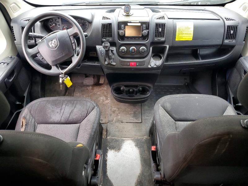 2020 Ram Promaster 3500 VIN 3C6URVJG0LE129309 COPART salvage auction — NORMAL WEAR, Ct - Certificate Of Title, sold $11,900 on 2026-07-09 (photo 8)