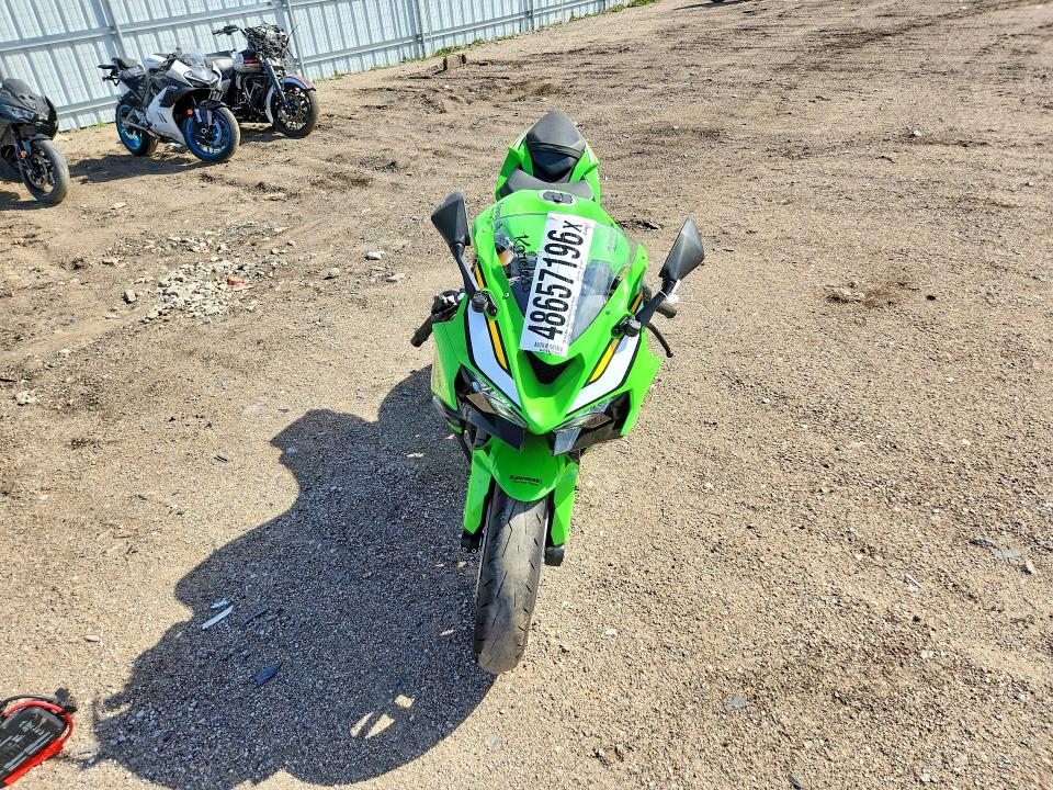 2025 Kawasaki Zx VIN JKBZXJK12SA010045 COPART salvage auction — FRONT END, Sd - Cert Of Title-Salvage, sold $3,050 on 2026-07-09 (photo 2)