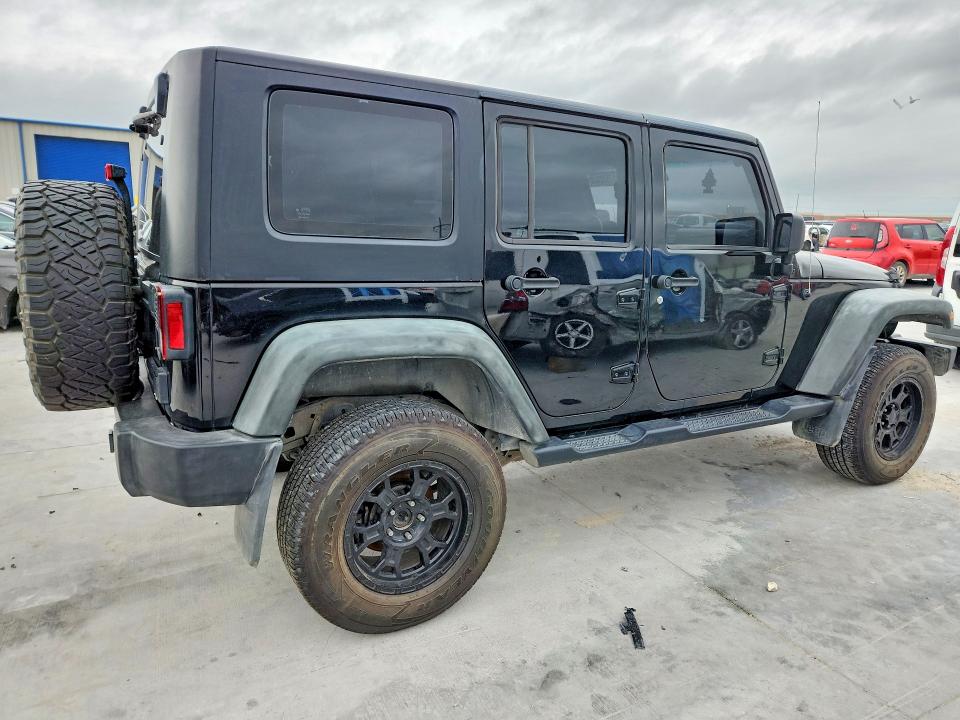 2008 Jeep Wrangler unlimited VIN 1J4GA391X8L616768 COPART salvage auction — HAIL, Tx - Certificate Of Title (P), sold $5,900 on 2026-07-10 (photo 3)