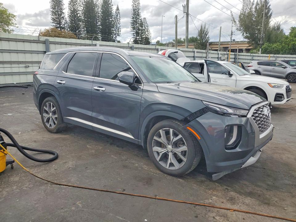 2022 Hyundai Palisade VIN KM8R44HE2NU355718 COPART salvage auction — FRONT END, Fl - Certificate Of Destruction, sold $6,100 on 2026-07-13 (photo 4)