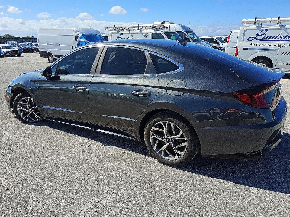 2020 Hyundai Sonata VIN 5NPEF4JA8LH061851 COPART salvage auction — UNDERCARRIAGE, FL - CERT OF TITLE-REBUILT, sold $1,100 on 2026-07-14 (photo 2)