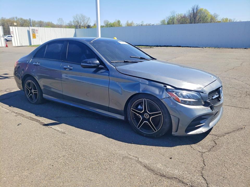2021 Mercedes-Benz C-Class VIN W1KWF8DB2MR653570 COPART salvage auction — Frame Damage, WV - CERTIFICATE OF TITLE (P), sold $10,700 on 2026-07-03 (photo 4)