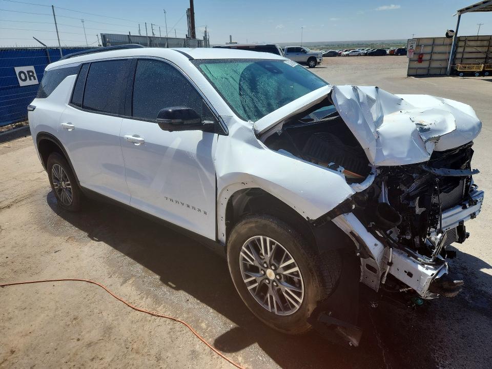 2025 Chevrolet Traverse VIN 1GNERGRS3SJ236672 COPART salvage auction — FRONT END, TX - SALVAGE VEHICLE TITLE, sold $800 on 2026-07-23 (photo 4)