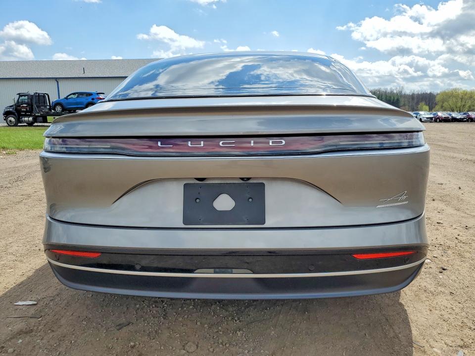 2024 Lucid motors Air VIN 50EA1TEA6RA004674 COPART salvage auction — FRONT END, OH - CERT OF TITLE-SALVAGE (P), sold $4,600 on 2026-07-27 (photo 6)