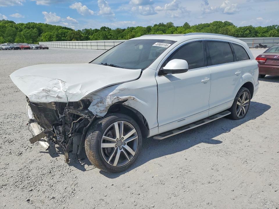 2012 Audi Q7 VIN WA1LGAFEXCD010253 COPART salvage auction — FRONT END, Nc - Salvage Certificate Of Title, sold $175 on 2026-07-22 (photo 1)