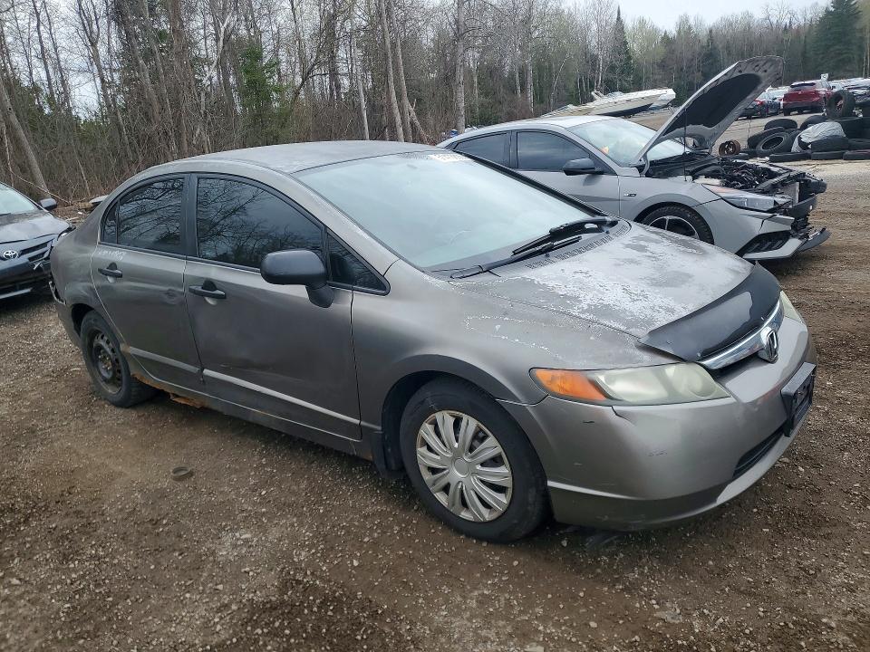 2006 Honda VIN 2HGFA16306H008152 COPART salvage auction — REAR END, On - Permit No Brand - Unfit, sold $300 on 2026-07-02 (photo 4)