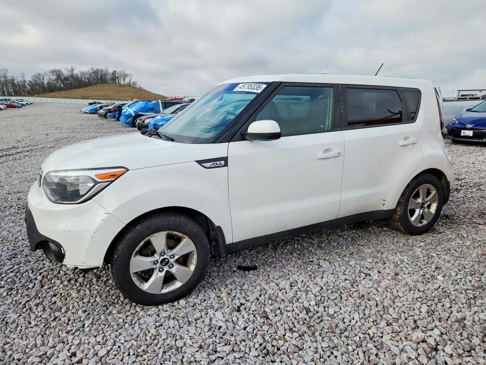 2018 Kia Soul VIN KNDJN2A21J7543559 COPART salvage auction — FRONT END, Wv - Certificate Of Title, sold $1,300 on 2026-07-07 (photo 1)