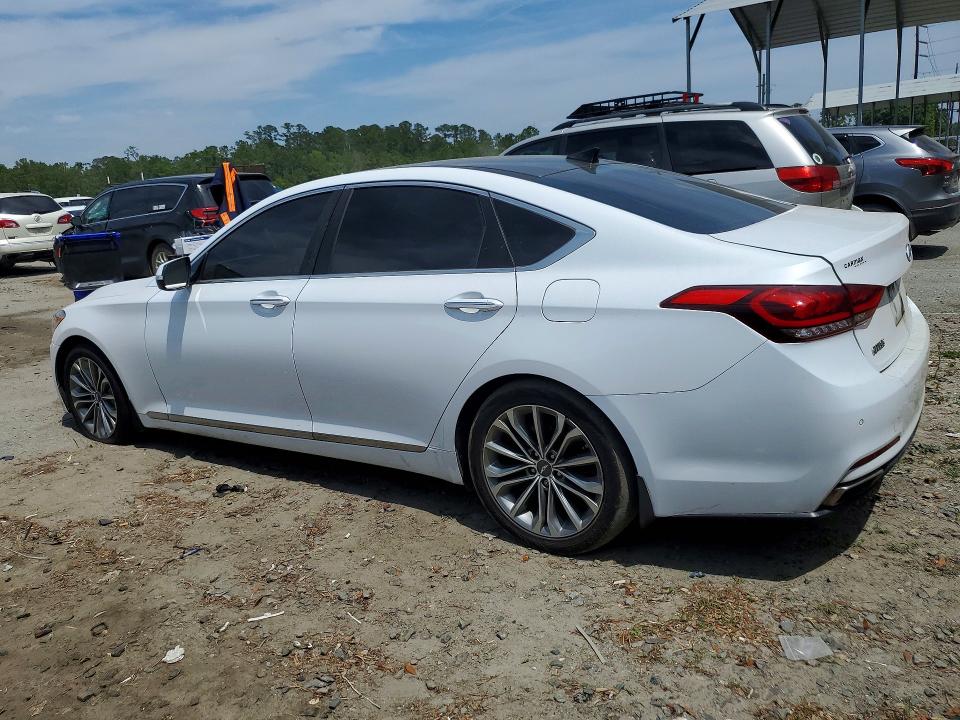 2015 Hyundai Genesis VIN KMHGN4JE3FU048185 COPART salvage auction — UNDERCARRIAGE, Ga - Cert Of Title-Salvage, sold $1,350 on 2026-07-09 (photo 2)