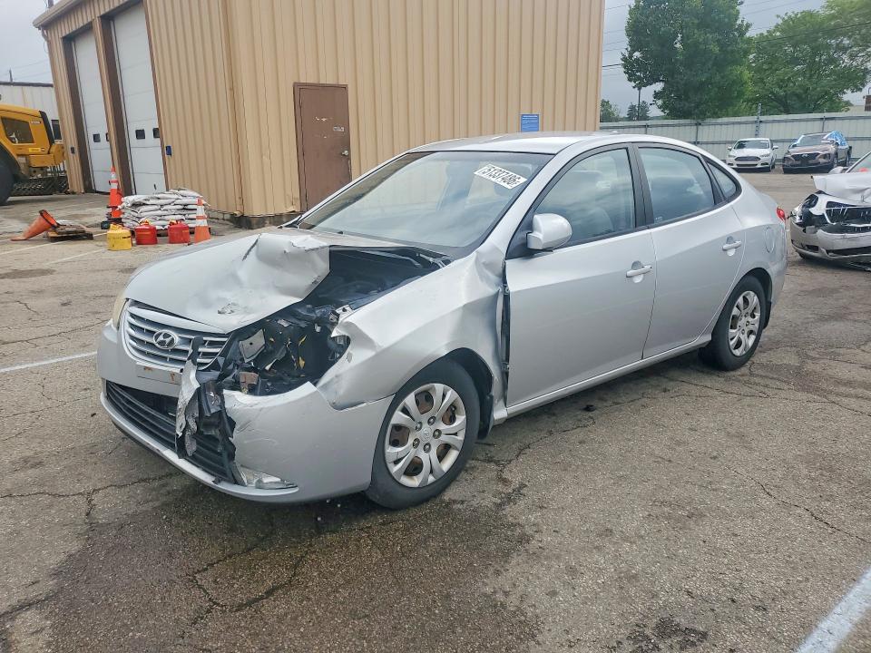 2010 Hyundai Elantra VIN KMHDU4AD0AU865779 COPART salvage auction — FRONT END, OH - CERT OF TITLE-SALVAGE, sold $300 on 2026-07-10 (photo 1)