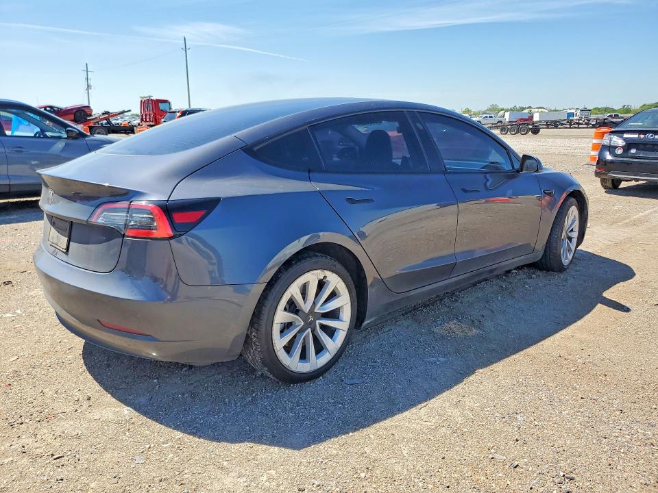 2023 Tesla Model 3 VIN 5YJ3E1EA5PF472230 COPART salvage auction — FRONT END, Tx - Salvage Vehicle Title, sold $1,000 on 2026-07-20 (photo 3)
