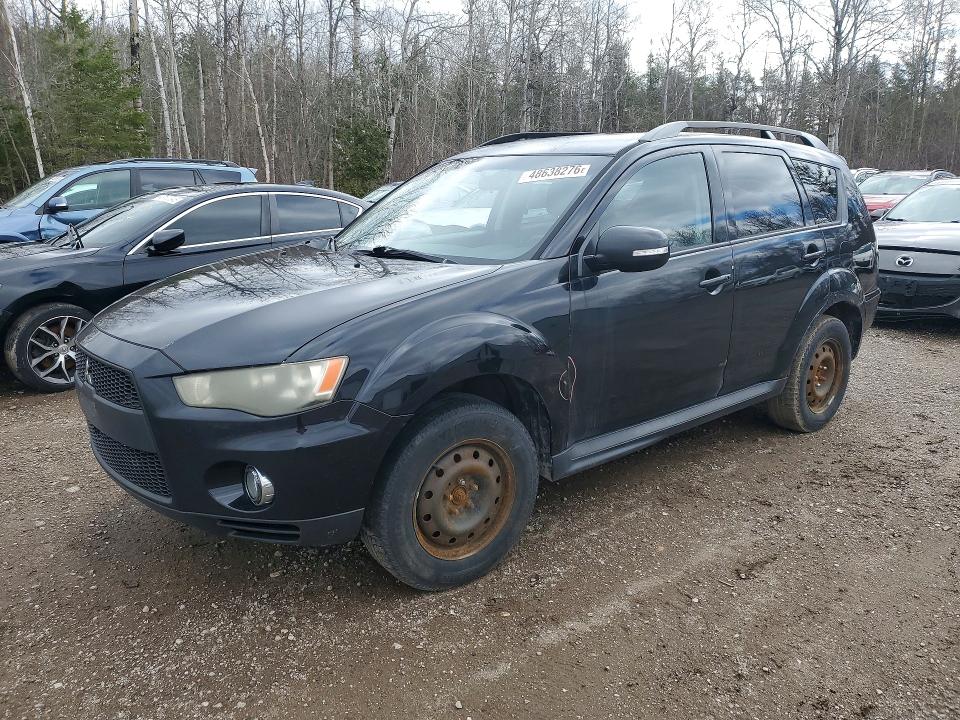 2010 Mitsubishi Outlander VIN JA4JT3AX5AZ600223 COPART salvage auction — REAR END, On - Permit No Brand - Unfit, sold $300 on 2026-07-14 (photo 1)