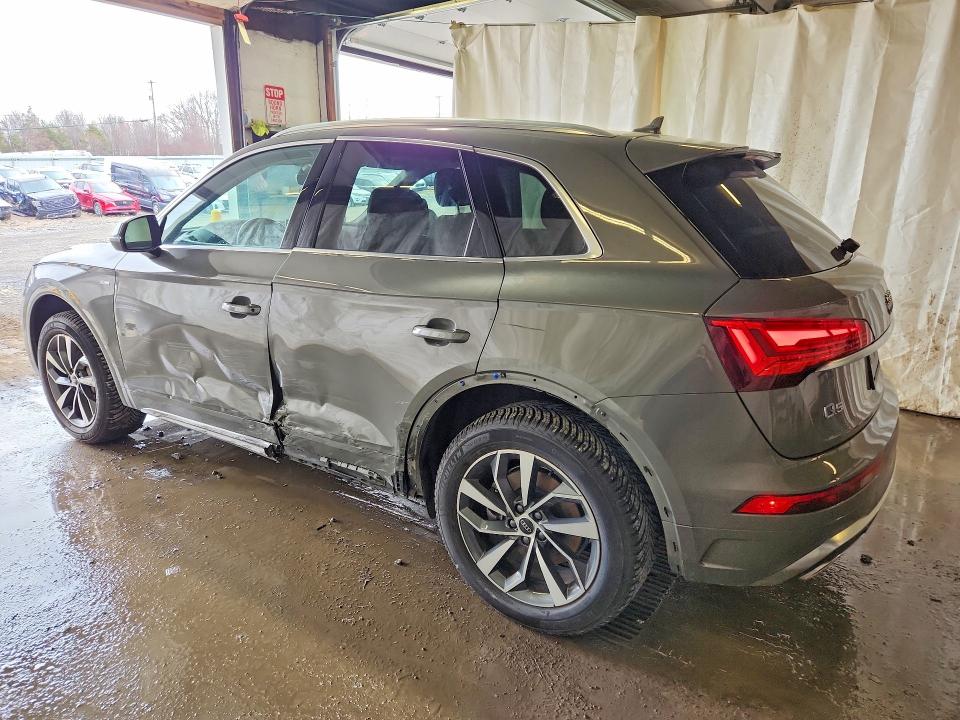 2024 Audi Q5 VIN WA1EAAFY1R2027662 COPART salvage auction — SIDE, Md - Cert Of Salvage > 75% Damage, sold $20,300 on 2026-07-02 (photo 2)