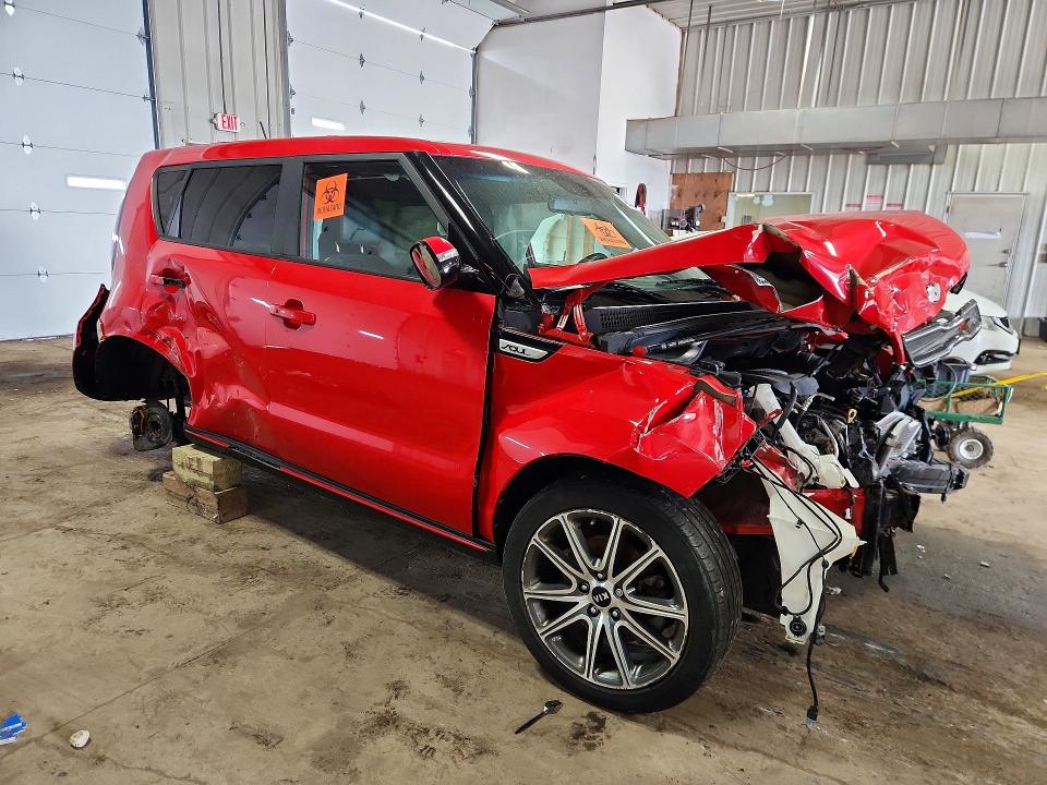 2019 Kia Soul VIN KNDJX3AA4K7008525 COPART salvage auction — FRONT END, Wi - Junked Vehicle Bill Of Sale, sold $300 on 2026-07-13 (photo 4)