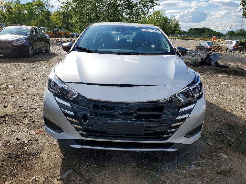 2024 Nissan Versa VIN 3N1CN8DV3RL819929 COPART salvage auction — FRONT END, Md - Cert Of Salvage > 75% Damage, sold $3,800 on 2026-07-09 (photo 5)
