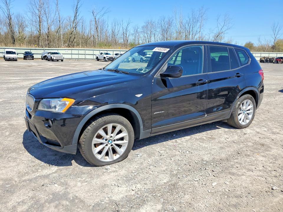 2013 BMW X3 VIN 5UXWX9C57D0D00434 COPART salvage auction — FRONT END, Ny - Certificate Of Title (P), sold $1,850 on 2026-07-08 (photo 1)