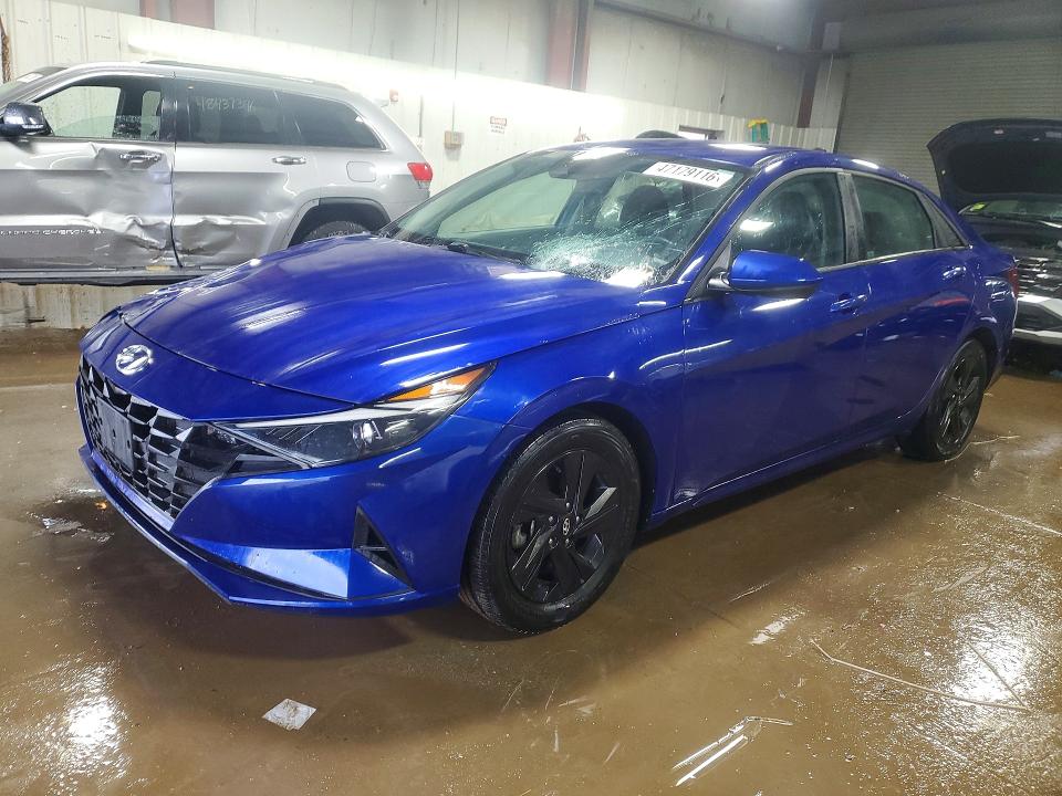 2023 Hyundai Elantra VIN KMHLM4AG0PU468118 COPART salvage auction — FRONT END, Il - Salvage Certificate, sold $3,650 on 2026-07-09 (photo 1)