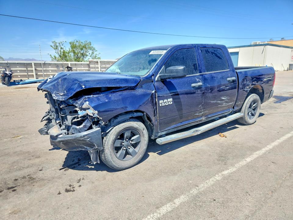2018 Ram 1500 VIN 1C6RR6KG3JS166133 COPART salvage auction — FRONT END, Salvage Title, sold $125 on 2026-09-04 (photo 1)